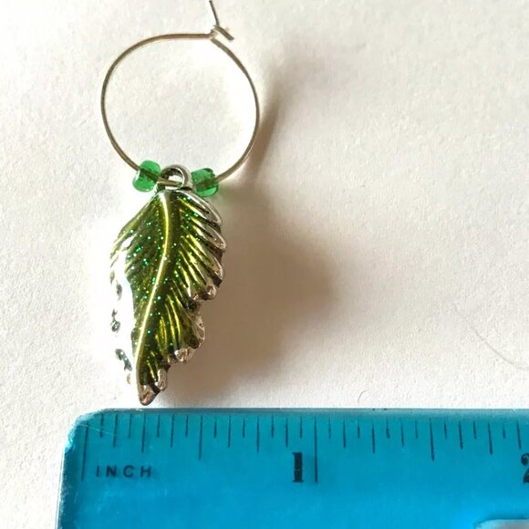 Leaf Earrings Fall Thanksgiving Autumn Tree Leaves Halloween Harvest Plated - Picture 9 of 9